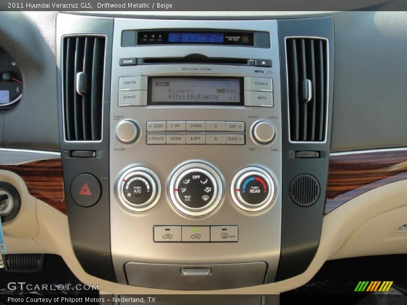 Controls of 2011 Veracruz GLS