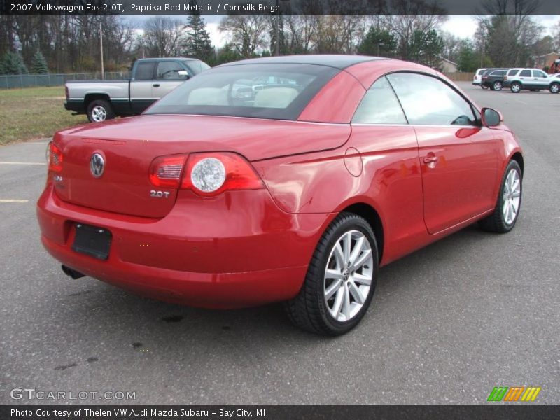 Paprika Red Metallic / Cornsilk Beige 2007 Volkswagen Eos 2.0T