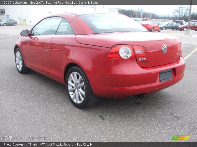 Paprika Red Metallic / Cornsilk Beige 2007 Volkswagen Eos 2.0T