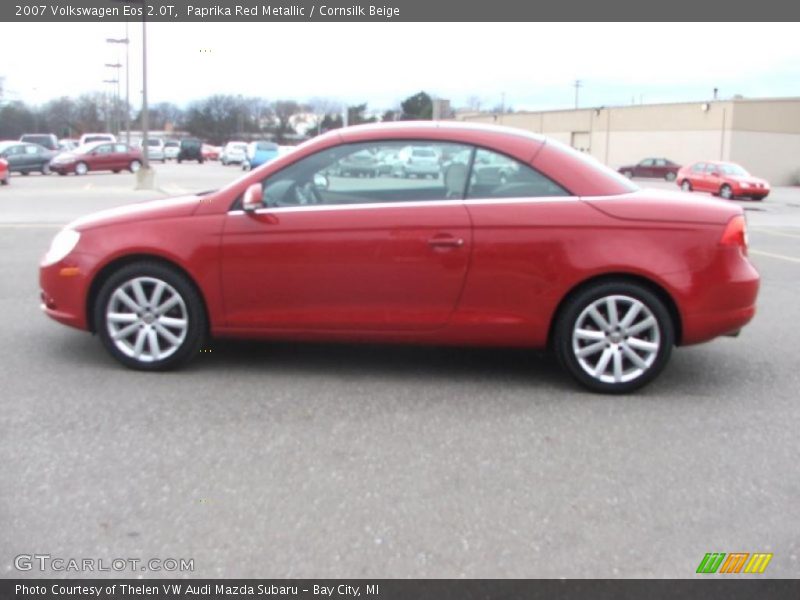 Paprika Red Metallic / Cornsilk Beige 2007 Volkswagen Eos 2.0T