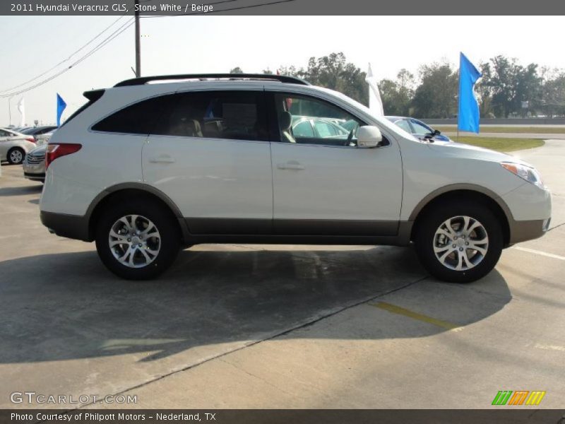Stone White / Beige 2011 Hyundai Veracruz GLS
