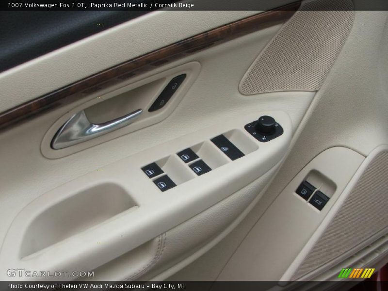 Paprika Red Metallic / Cornsilk Beige 2007 Volkswagen Eos 2.0T