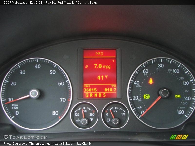  2007 Eos 2.0T 2.0T Gauges