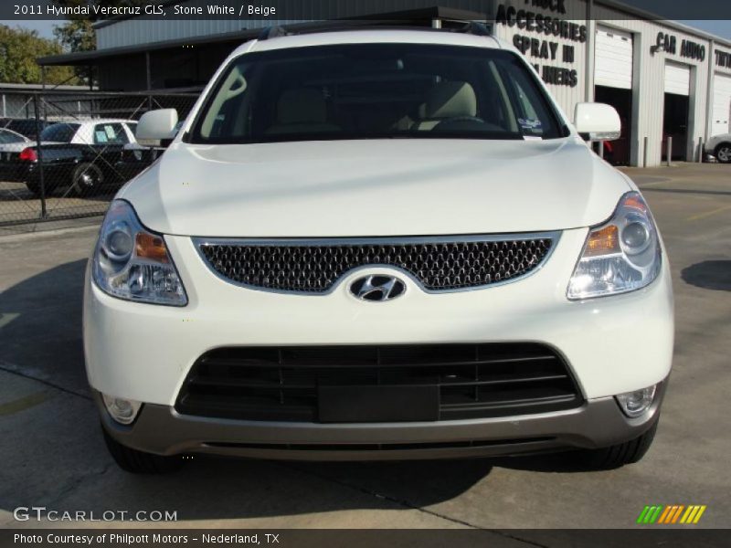 Stone White / Beige 2011 Hyundai Veracruz GLS