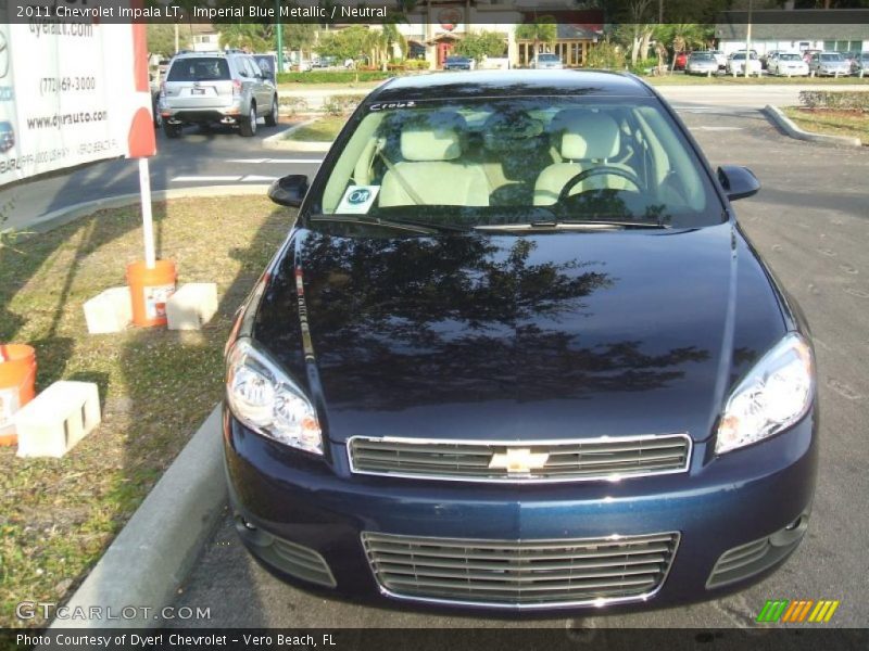 Imperial Blue Metallic / Neutral 2011 Chevrolet Impala LT