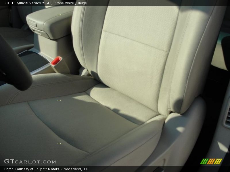 Stone White / Beige 2011 Hyundai Veracruz GLS
