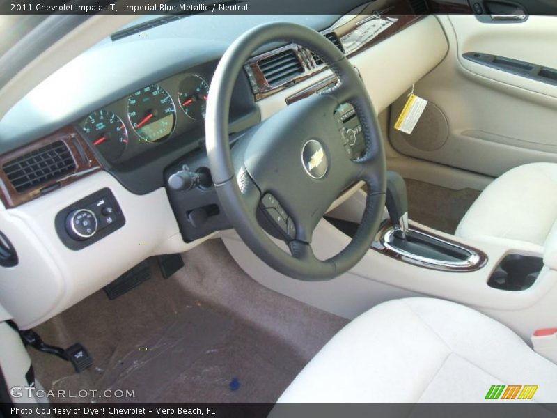 Imperial Blue Metallic / Neutral 2011 Chevrolet Impala LT