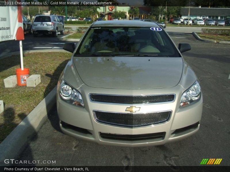 Gold Mist Metallic / Cocoa/Cashmere 2011 Chevrolet Malibu LS