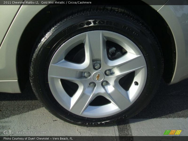Gold Mist Metallic / Cocoa/Cashmere 2011 Chevrolet Malibu LS