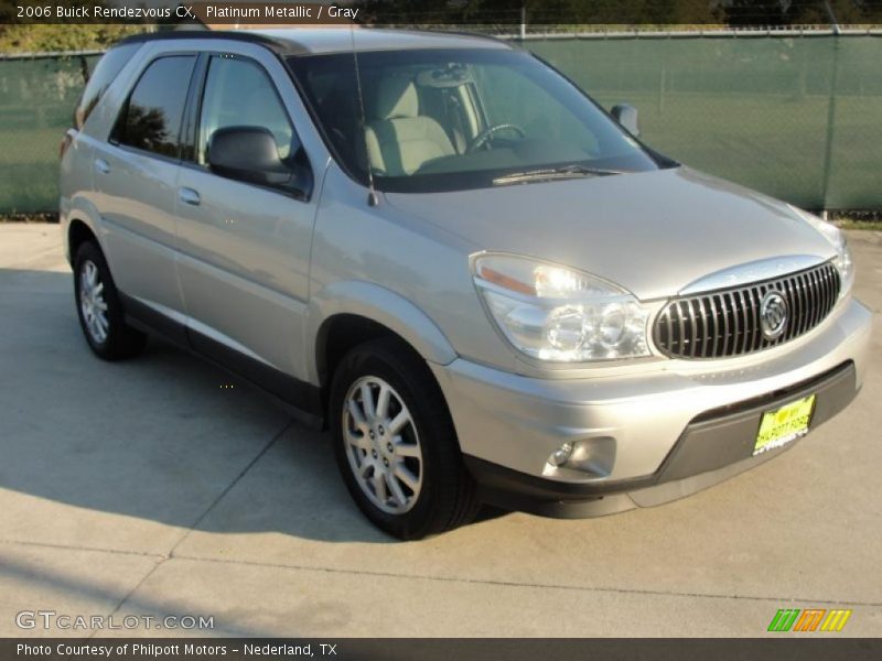 Platinum Metallic / Gray 2006 Buick Rendezvous CX