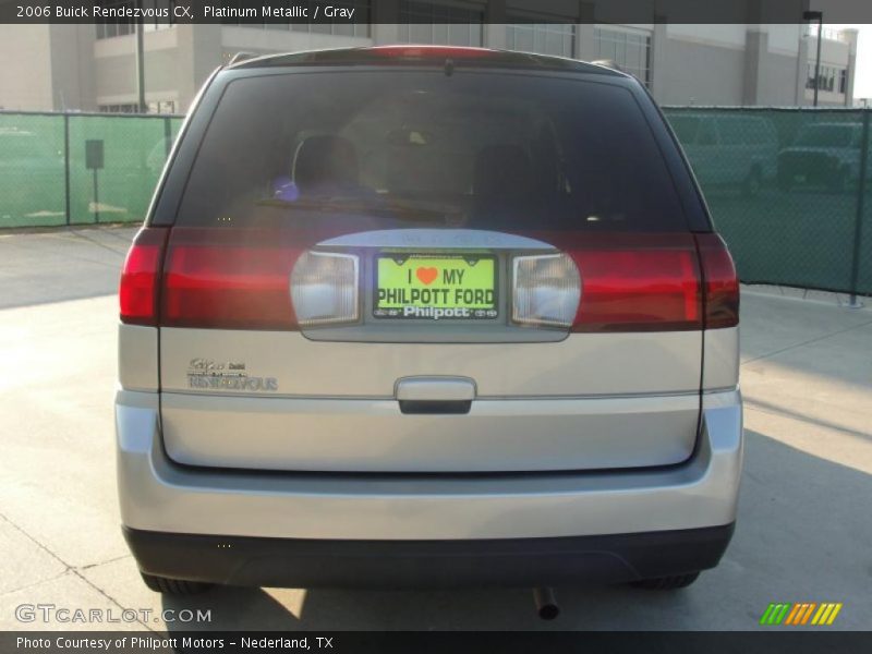 Platinum Metallic / Gray 2006 Buick Rendezvous CX