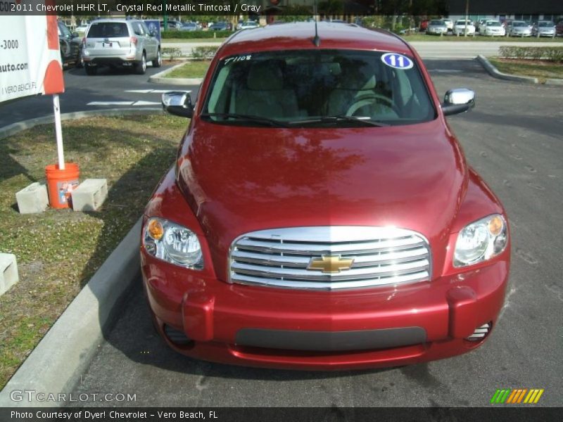 Crystal Red Metallic Tintcoat / Gray 2011 Chevrolet HHR LT