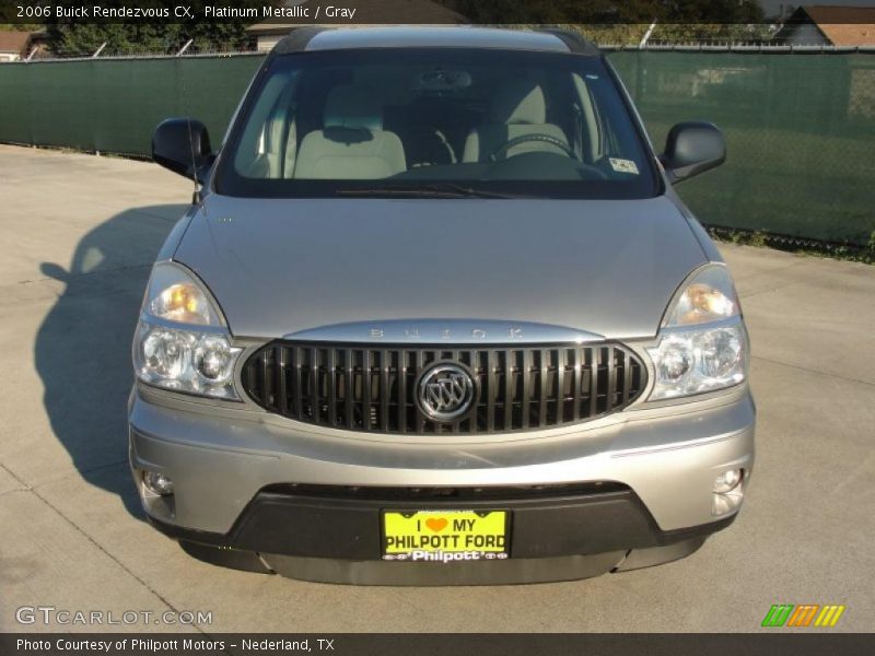 Platinum Metallic / Gray 2006 Buick Rendezvous CX