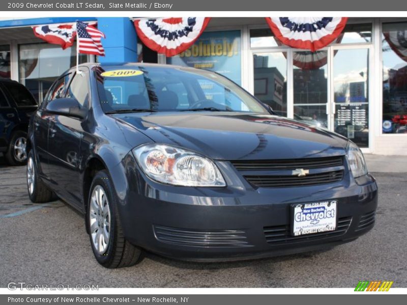 Slate Metallic / Ebony 2009 Chevrolet Cobalt LT Sedan