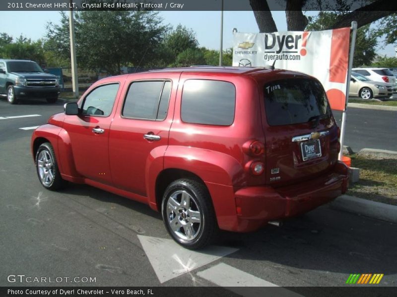 Crystal Red Metallic Tintcoat / Gray 2011 Chevrolet HHR LT