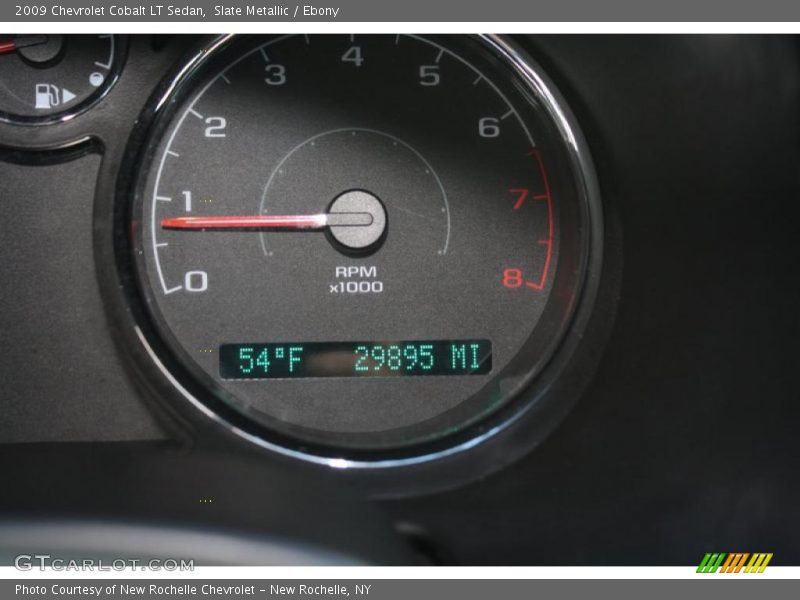 Slate Metallic / Ebony 2009 Chevrolet Cobalt LT Sedan