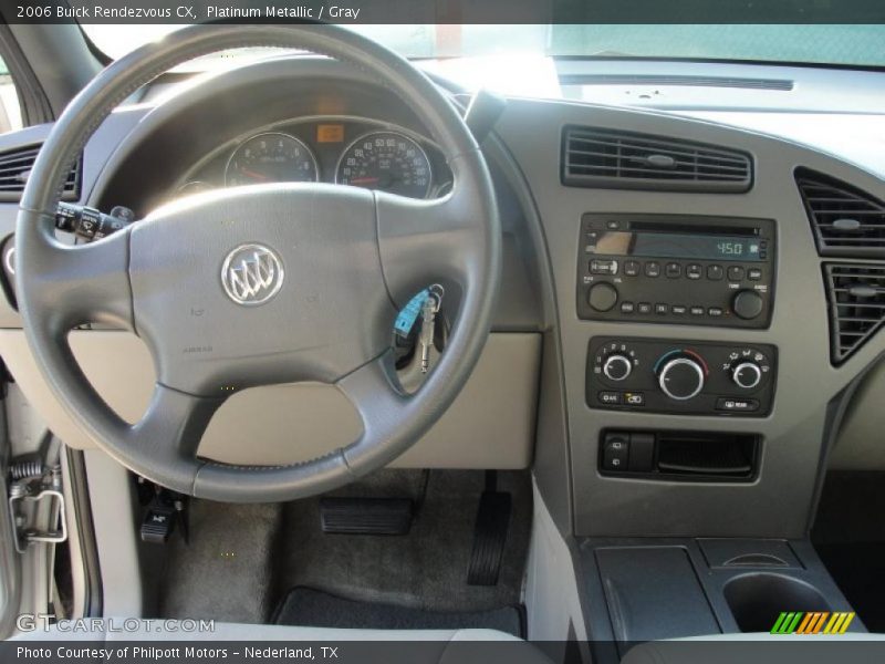 Platinum Metallic / Gray 2006 Buick Rendezvous CX