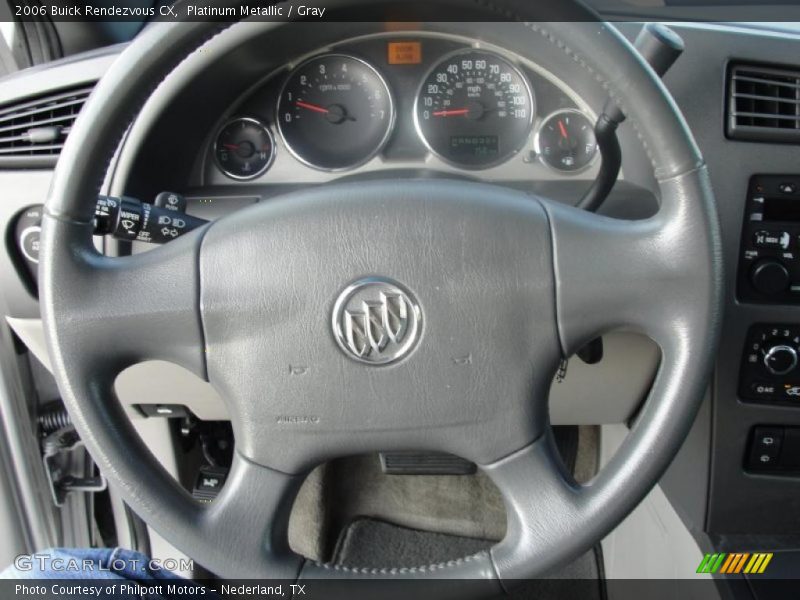 Platinum Metallic / Gray 2006 Buick Rendezvous CX