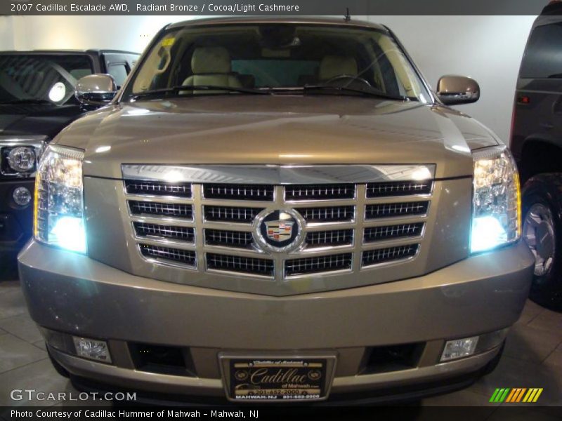 Radiant Bronze / Cocoa/Light Cashmere 2007 Cadillac Escalade AWD