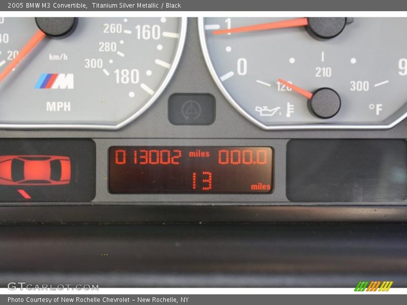 Titanium Silver Metallic / Black 2005 BMW M3 Convertible