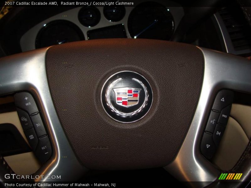 Radiant Bronze / Cocoa/Light Cashmere 2007 Cadillac Escalade AWD