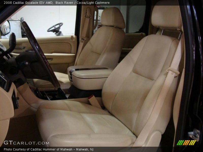 Black Raven / Cocoa/Light Cashmere 2008 Cadillac Escalade ESV AWD