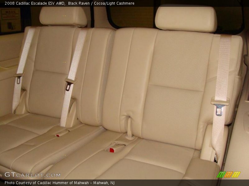 Black Raven / Cocoa/Light Cashmere 2008 Cadillac Escalade ESV AWD