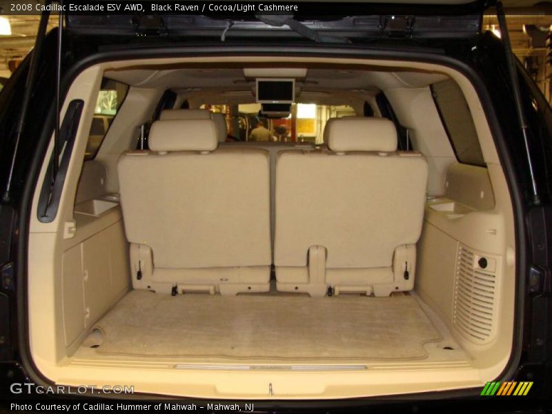 Black Raven / Cocoa/Light Cashmere 2008 Cadillac Escalade ESV AWD