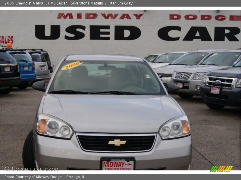 Silverstone Metallic / Titanium Gray 2006 Chevrolet Malibu LT V6 Sedan