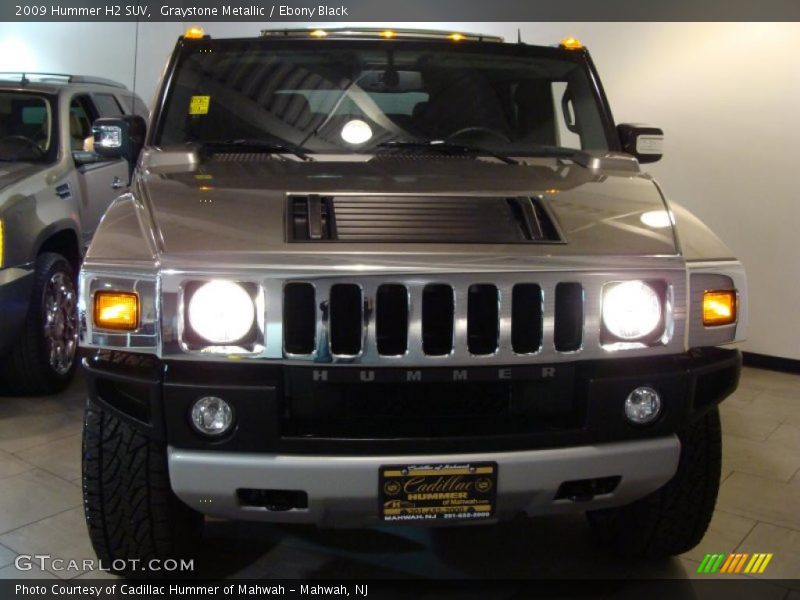 Graystone Metallic / Ebony Black 2009 Hummer H2 SUV