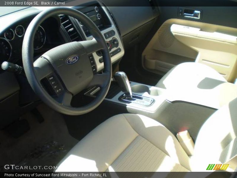 Black / Camel 2008 Ford Edge SE