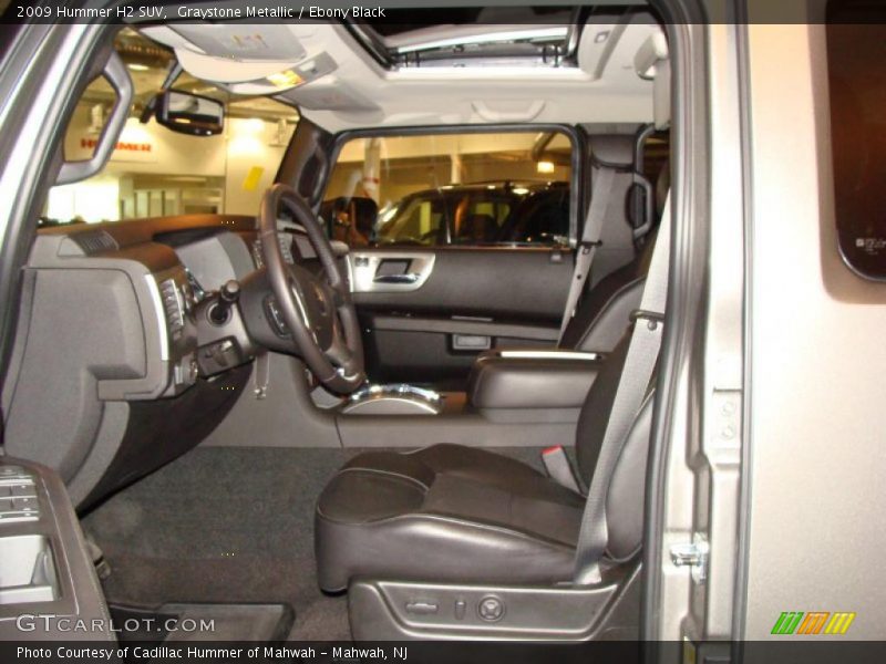 Graystone Metallic / Ebony Black 2009 Hummer H2 SUV