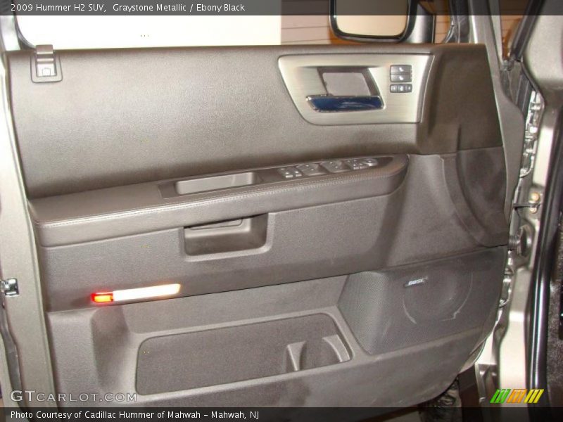 Graystone Metallic / Ebony Black 2009 Hummer H2 SUV