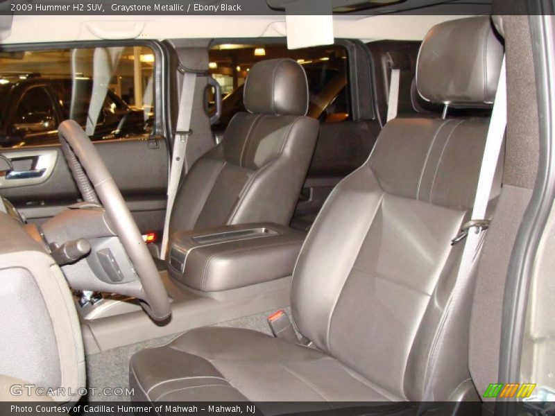 Graystone Metallic / Ebony Black 2009 Hummer H2 SUV