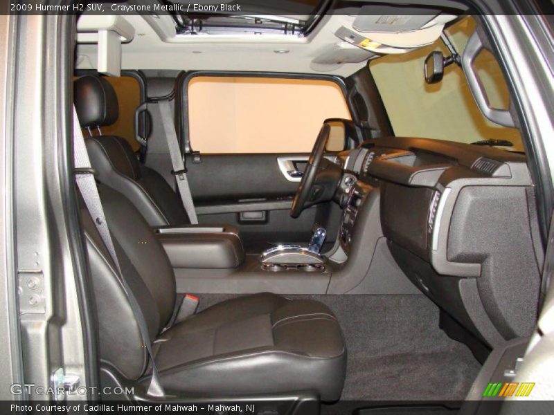 Graystone Metallic / Ebony Black 2009 Hummer H2 SUV