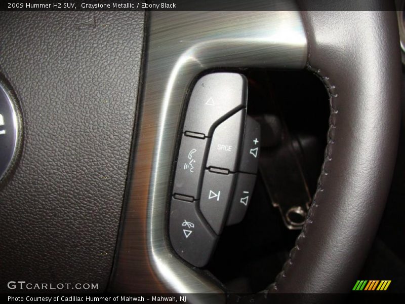 Graystone Metallic / Ebony Black 2009 Hummer H2 SUV