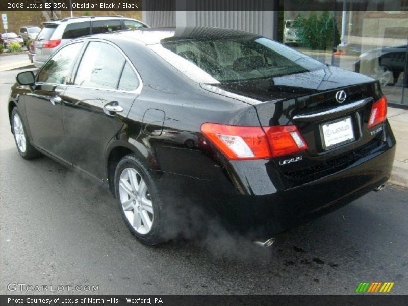 Obsidian Black / Black 2008 Lexus ES 350