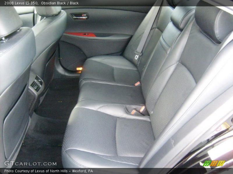 Obsidian Black / Black 2008 Lexus ES 350