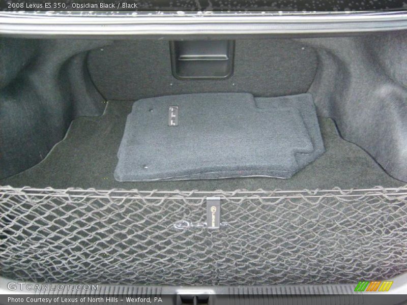 Obsidian Black / Black 2008 Lexus ES 350