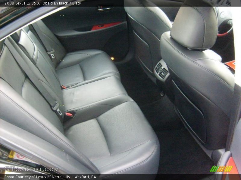 Obsidian Black / Black 2008 Lexus ES 350