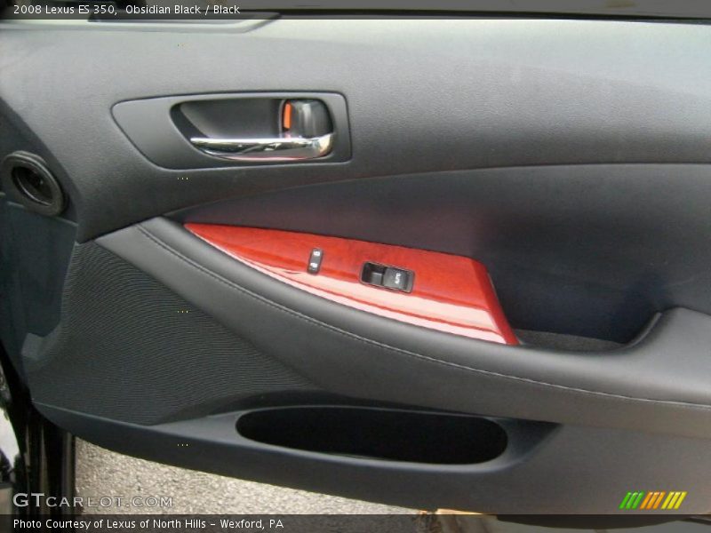 Obsidian Black / Black 2008 Lexus ES 350