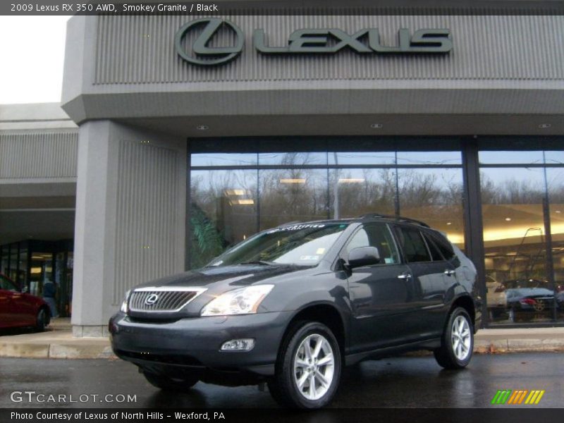 Smokey Granite / Black 2009 Lexus RX 350 AWD