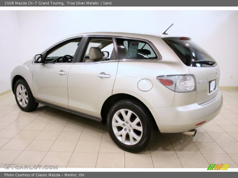 True Silver Metallic / Sand 2008 Mazda CX-7 Grand Touring