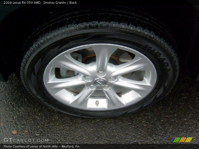 Smokey Granite / Black 2009 Lexus RX 350 AWD