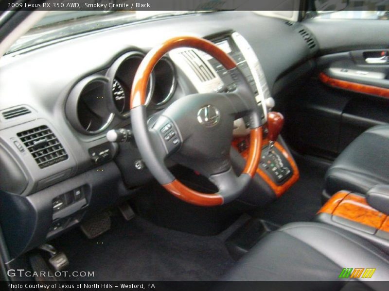 Smokey Granite / Black 2009 Lexus RX 350 AWD