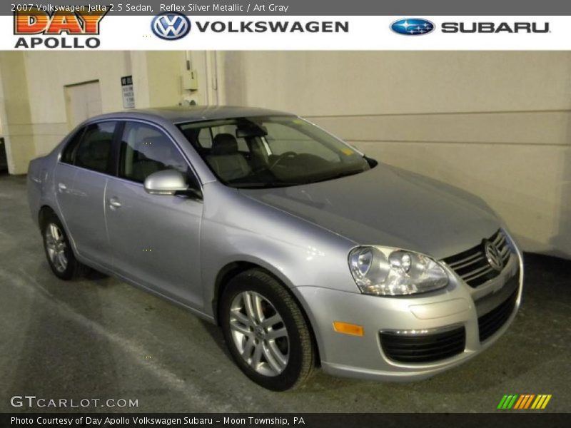Reflex Silver Metallic / Art Gray 2007 Volkswagen Jetta 2.5 Sedan