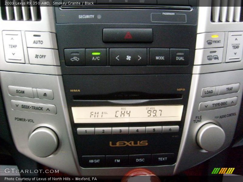 Smokey Granite / Black 2009 Lexus RX 350 AWD