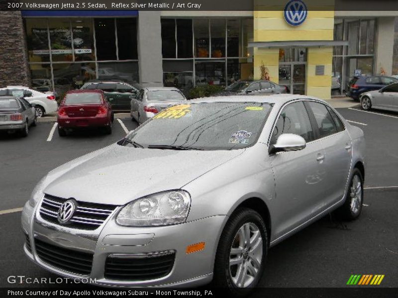 Reflex Silver Metallic / Art Gray 2007 Volkswagen Jetta 2.5 Sedan
