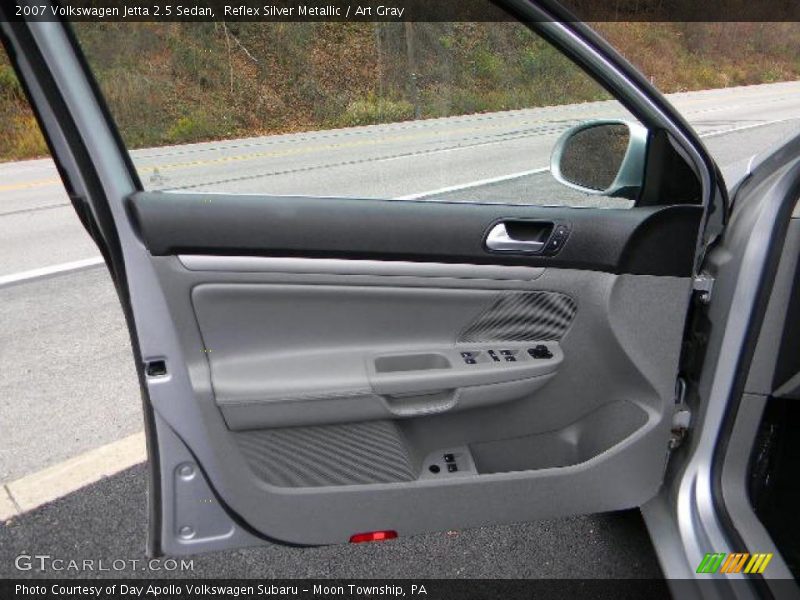 Reflex Silver Metallic / Art Gray 2007 Volkswagen Jetta 2.5 Sedan