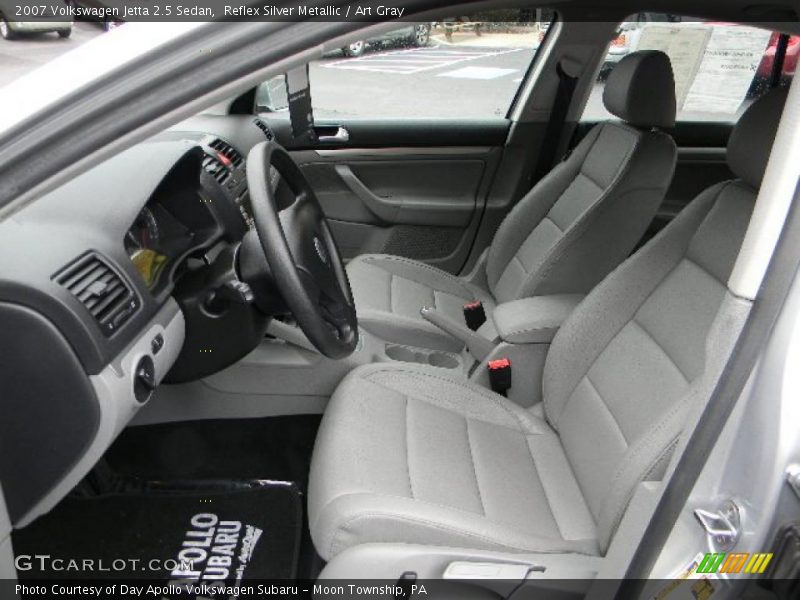 Reflex Silver Metallic / Art Gray 2007 Volkswagen Jetta 2.5 Sedan